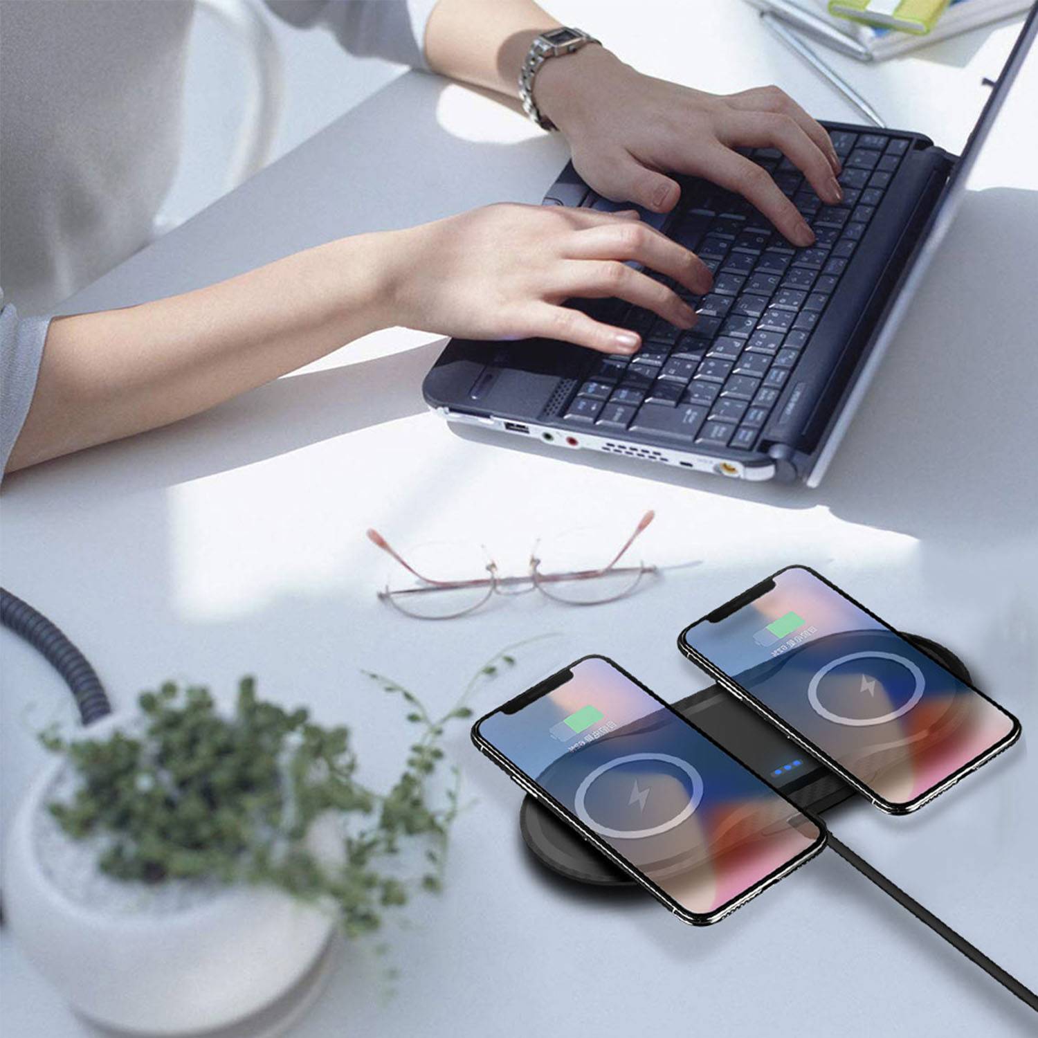15W 2-in-1 wireless charger 3