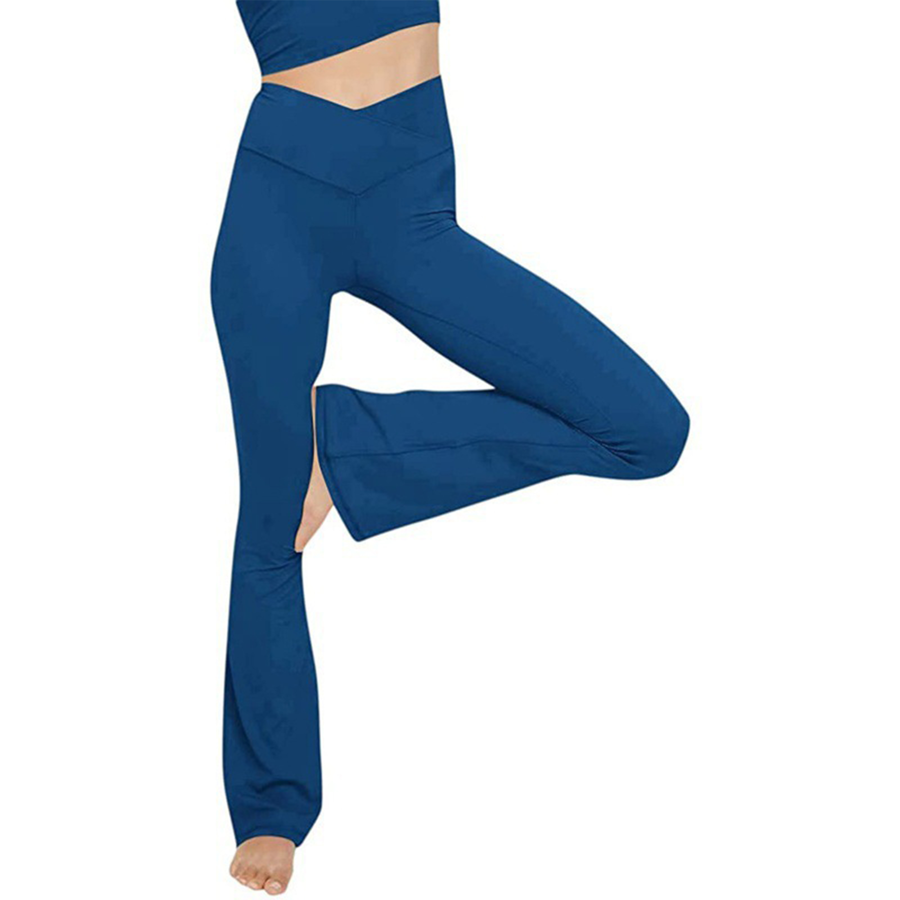 High Waisted Flare Leggings Yoga Pants 13