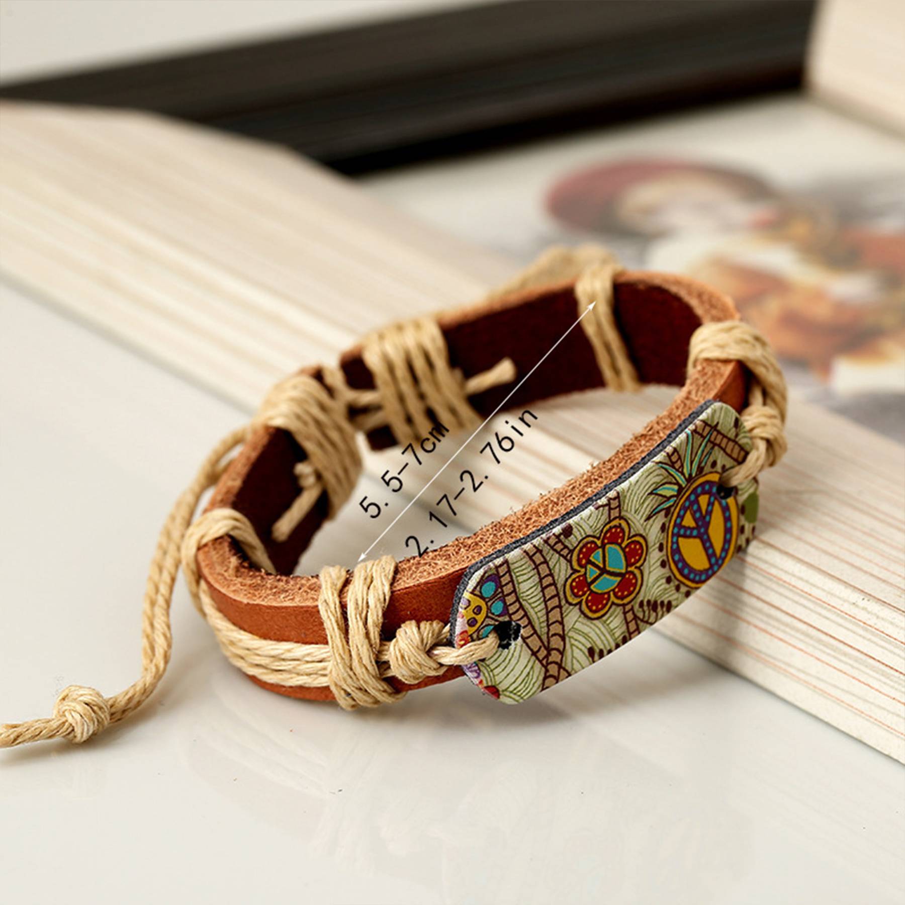 Jute Vintage-inspired woven bracelets 6