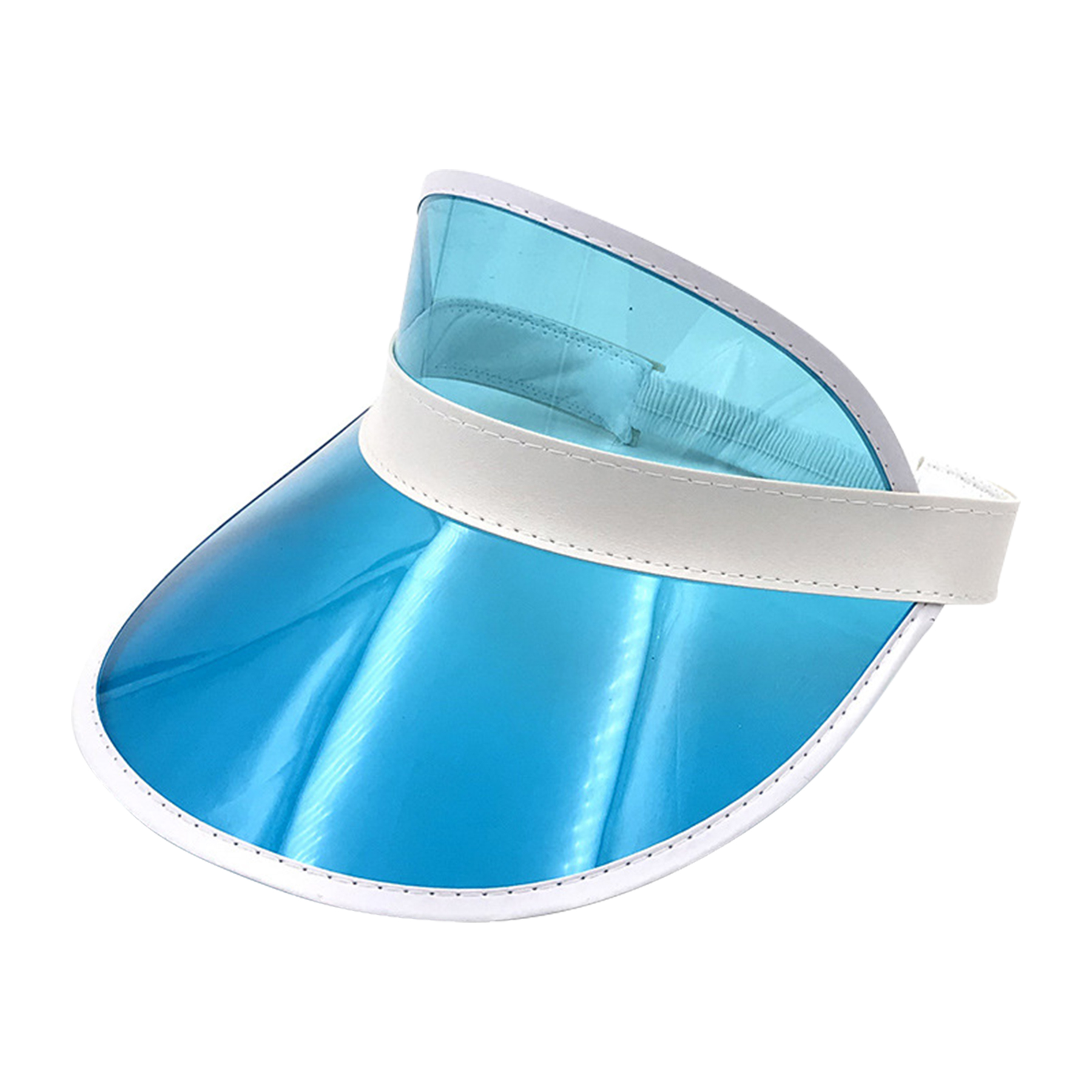 Plastic Clear Sun Visors with UV Protection 11