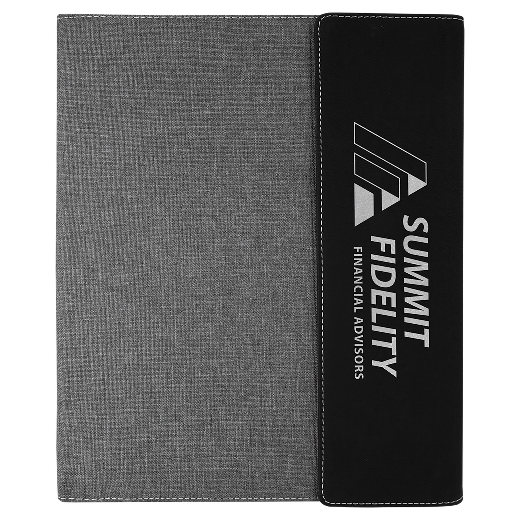 Laserable Leatherette Portfolio With Notepad 3
