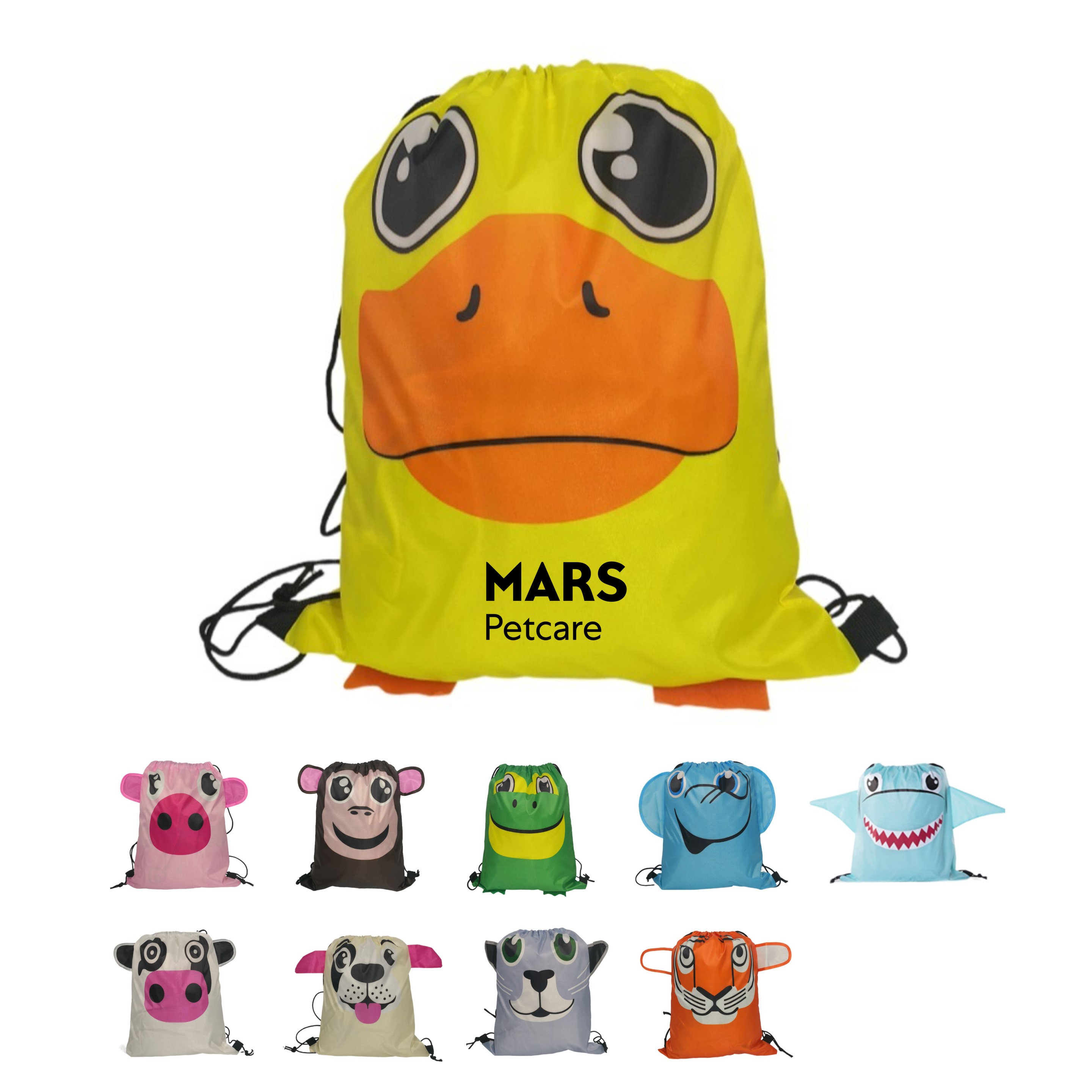 Custom Animal Shaped Drawstring Bag 12