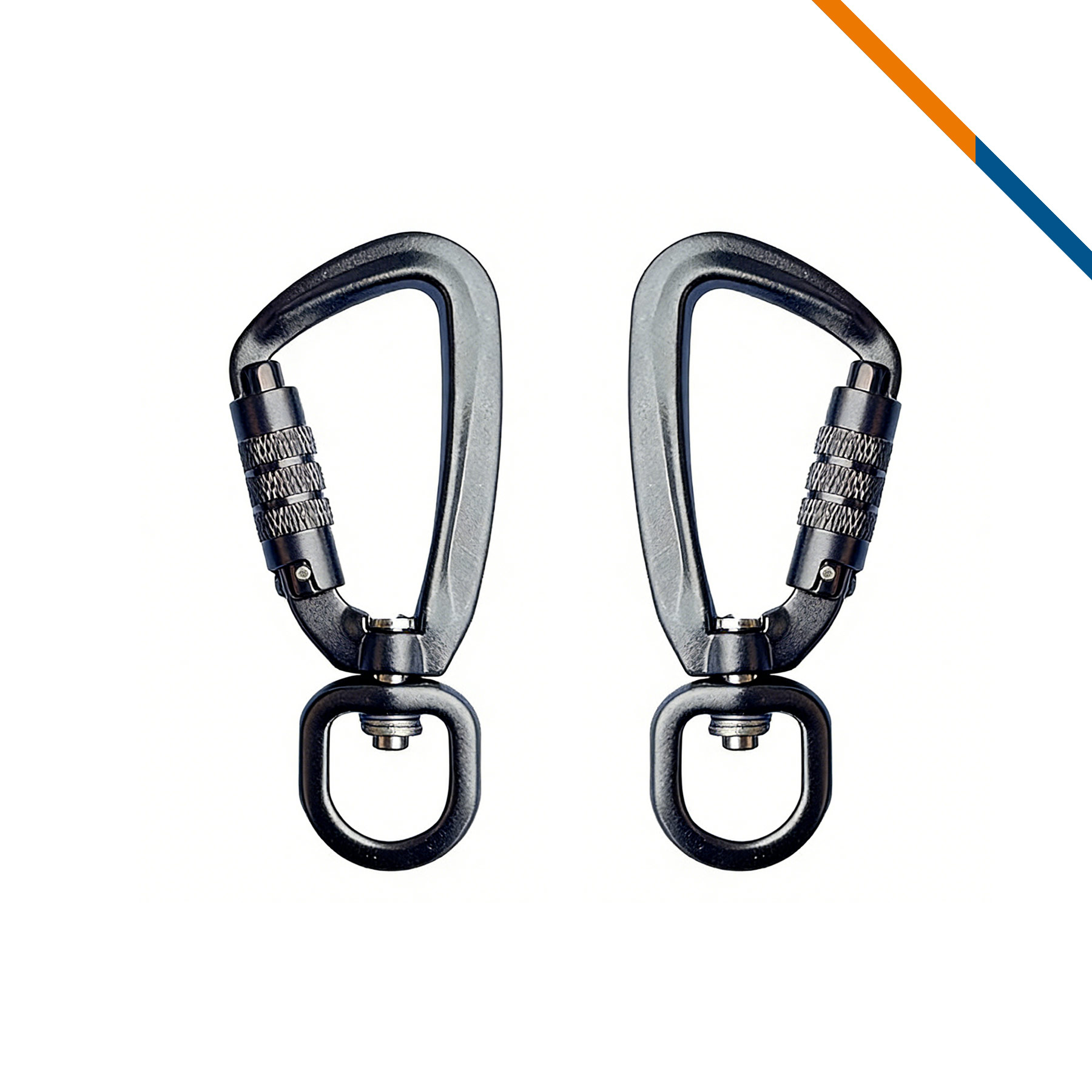 Klipo Swivel Ring Auto Locking Carabiner 3