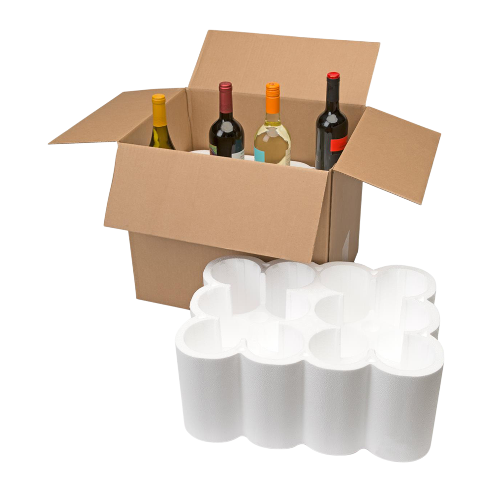 12-Bottle Styrofoam Wine Shipper 2