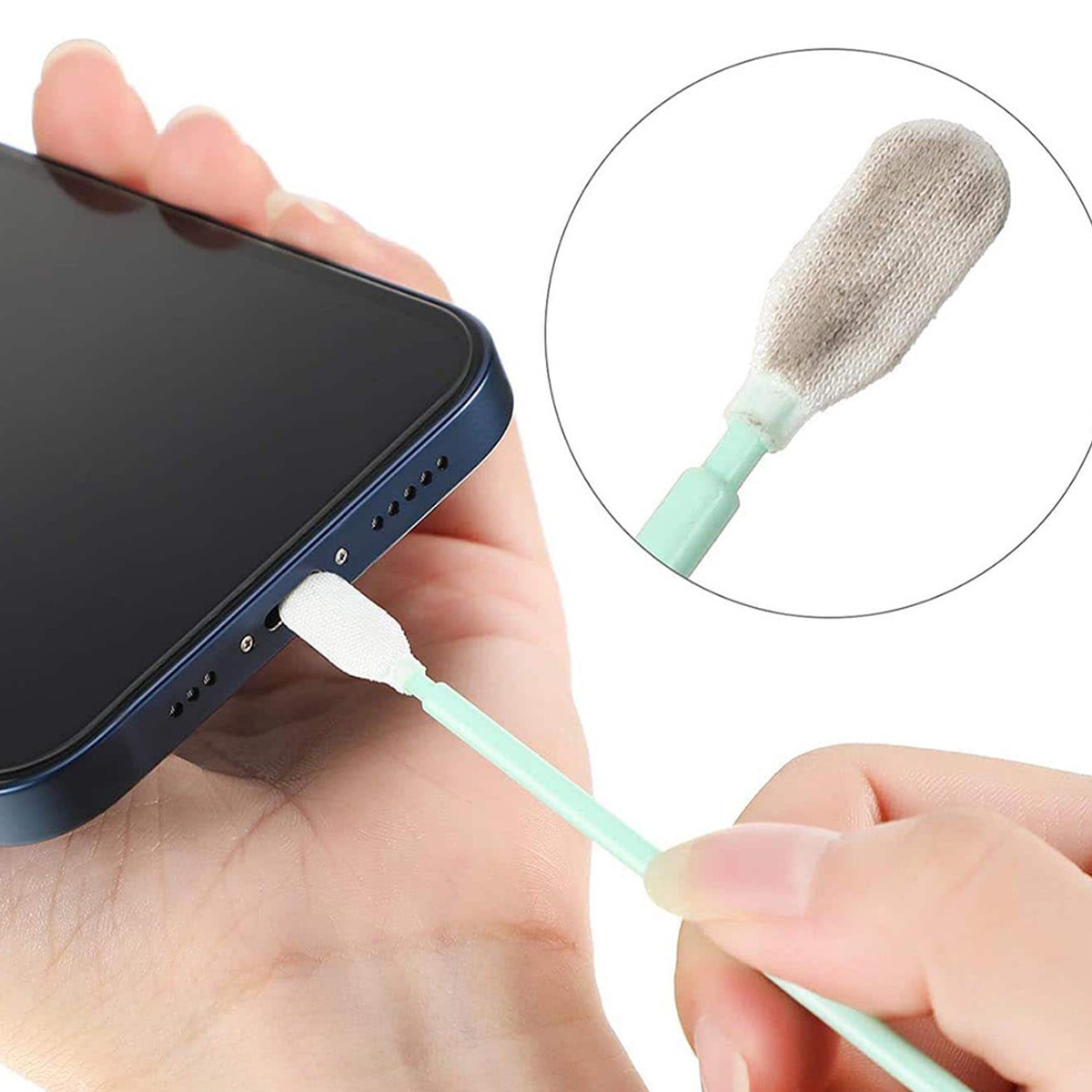 Custom Mobile Phone Dust Plug With Screen Cleaner 3