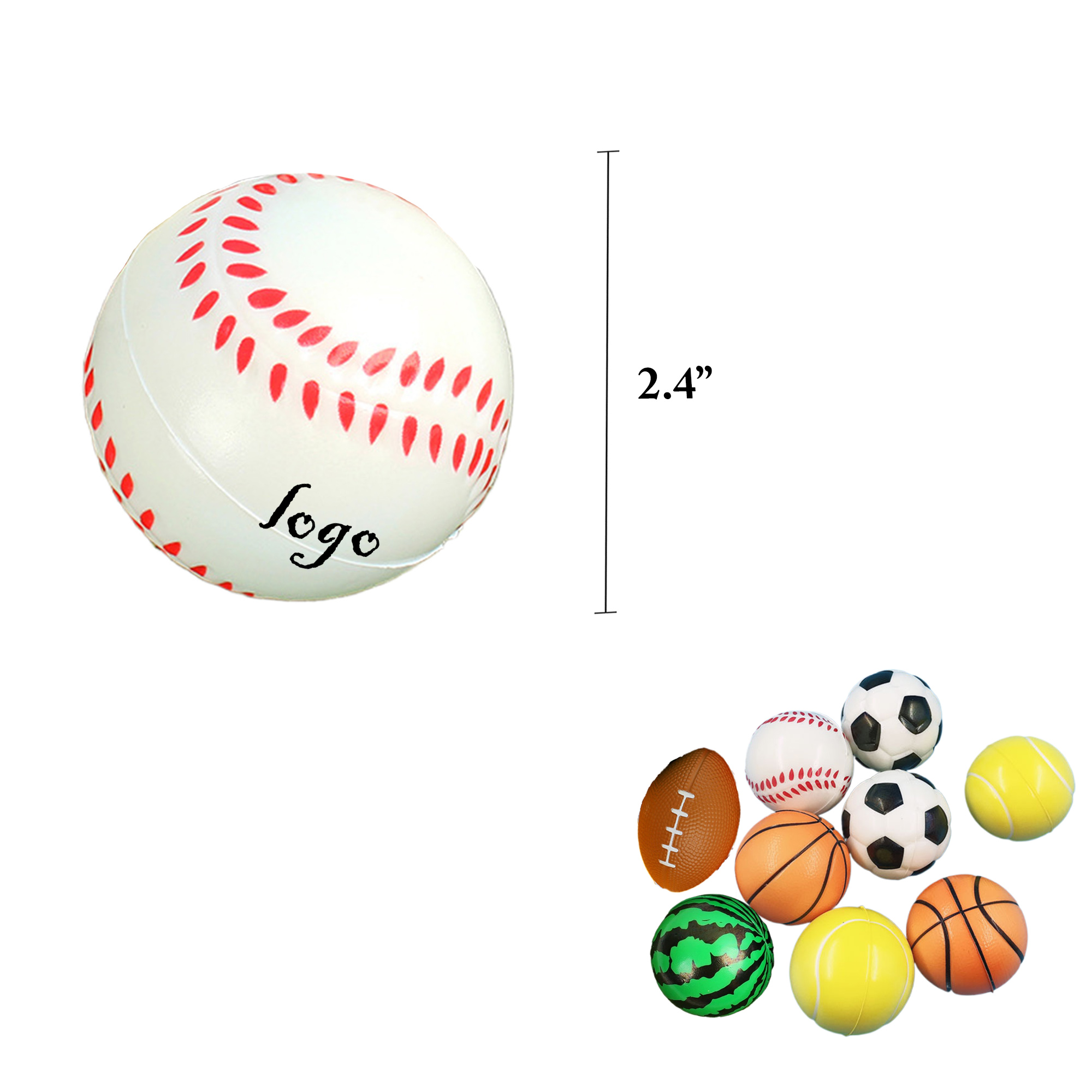 24-Inch PU Stress Balls Elastic Relief 6