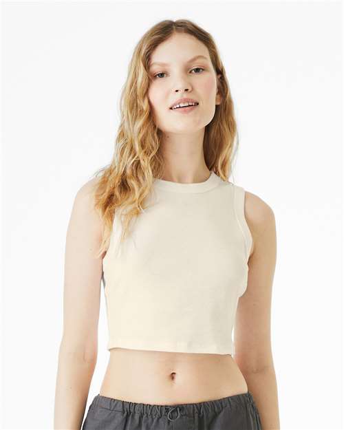 Women's Micro Rib Muscle Crop Tank - 1013 6