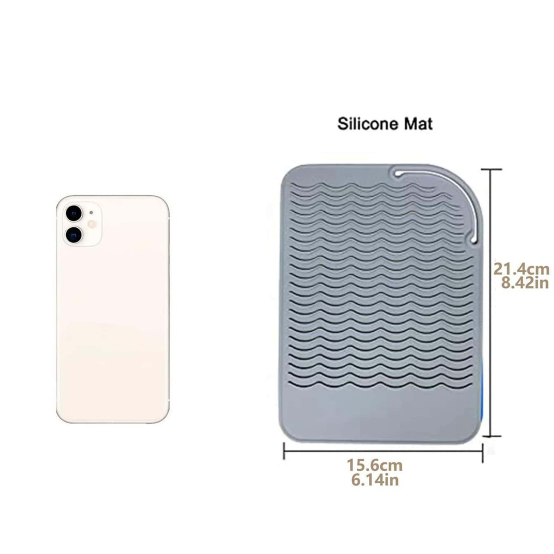 Silicone Mat Hair Straightener Iron Heat Pad 6