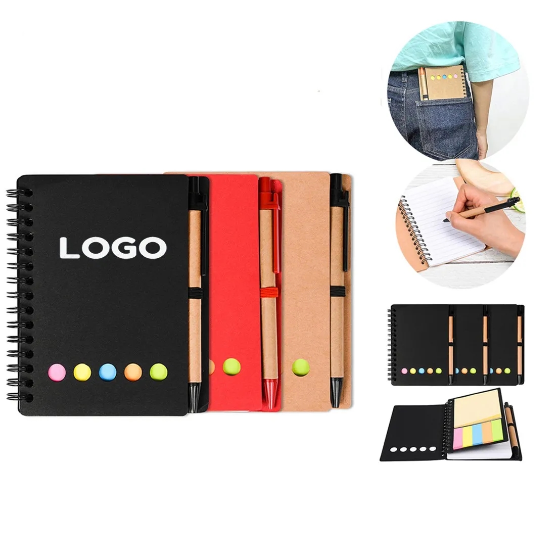 Eco-Friendly Pocket Complete Set Spiral Notebook 2