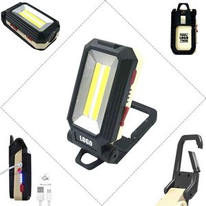 Portable COB Flashlight With Stand And 4 Light Modes 17