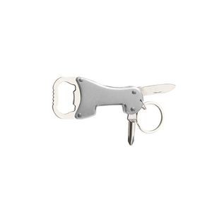 4 In 1 Bottle Opener With Phillips Screwdriver And Key Ring 2