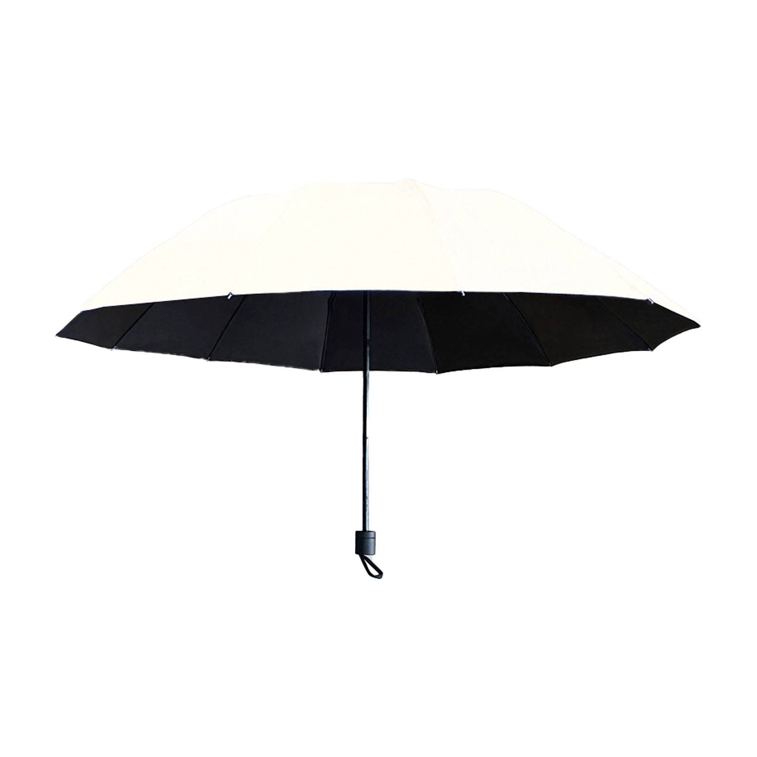 Extra Large 12 Ribs Windproof Waterproof Folding Umbrella 7