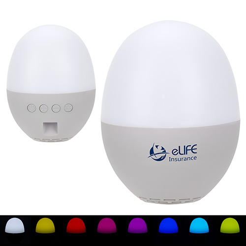 Audio Dome Lighted Wireless Speaker with White Noise Sounds 5