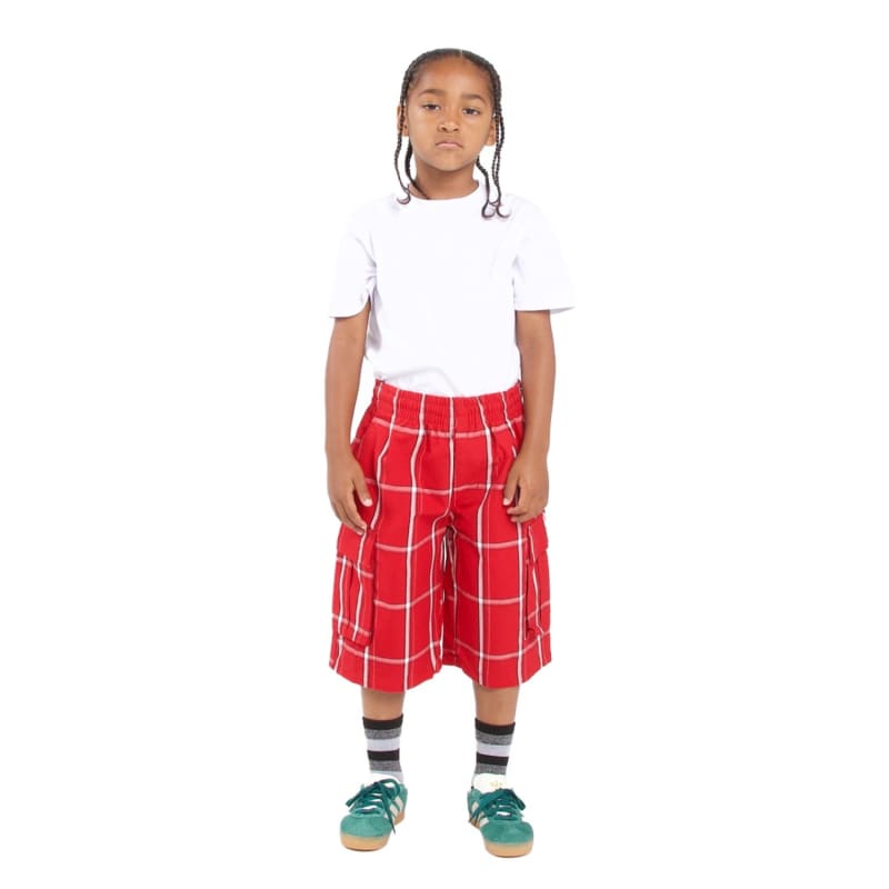 Shaka Wear Youth Plaid Shorts 6