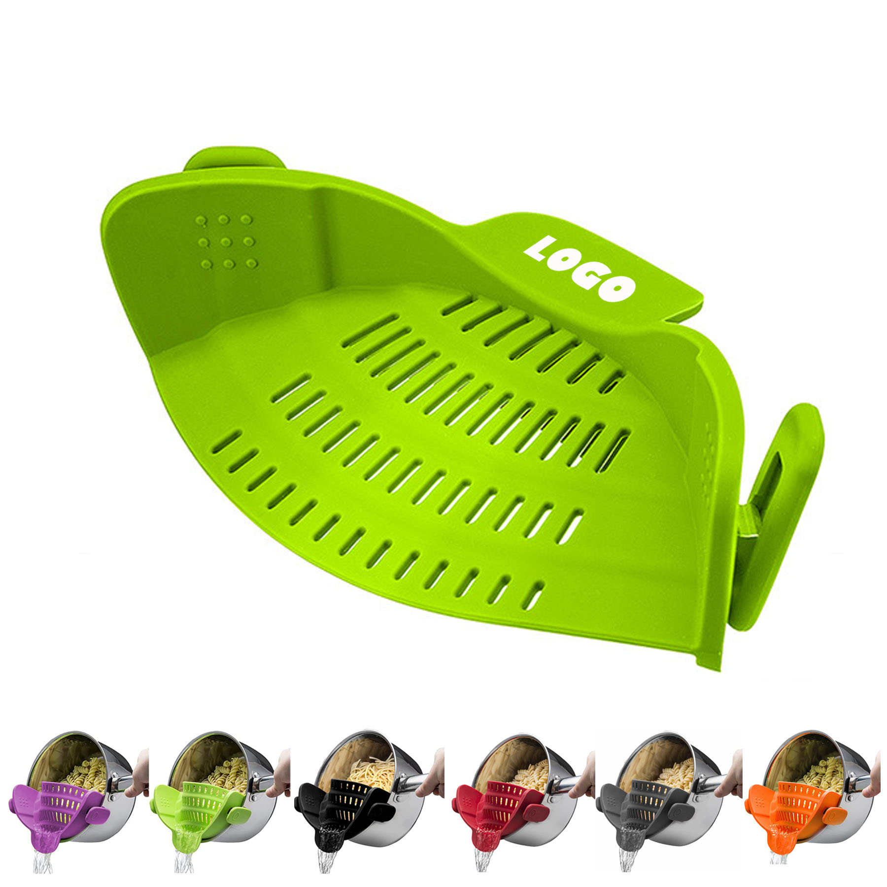 Silicone Kitchen Food Pot Strainer 2