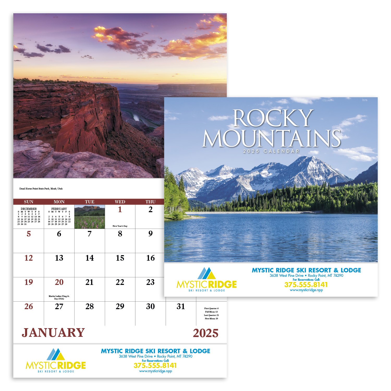 Good Value™ Rocky Mountains - Stapled Calendar 35