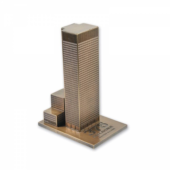 Metal 3D Figurine (Corporate Building) 1