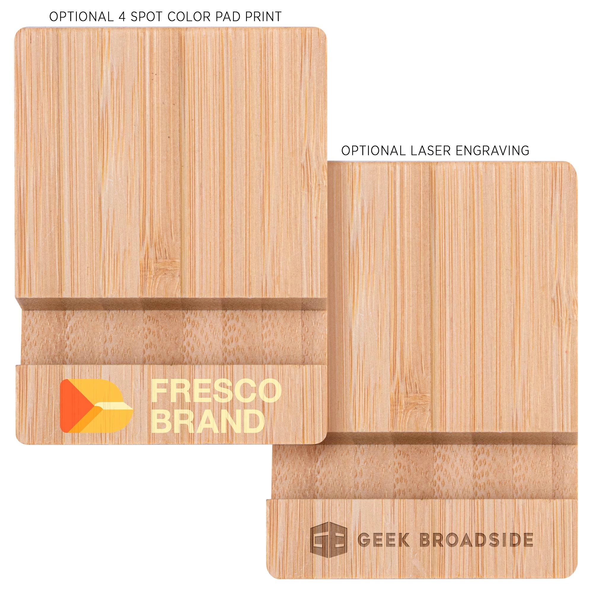 Eco-Friendly Bamboo Mobile Device Holder 1
