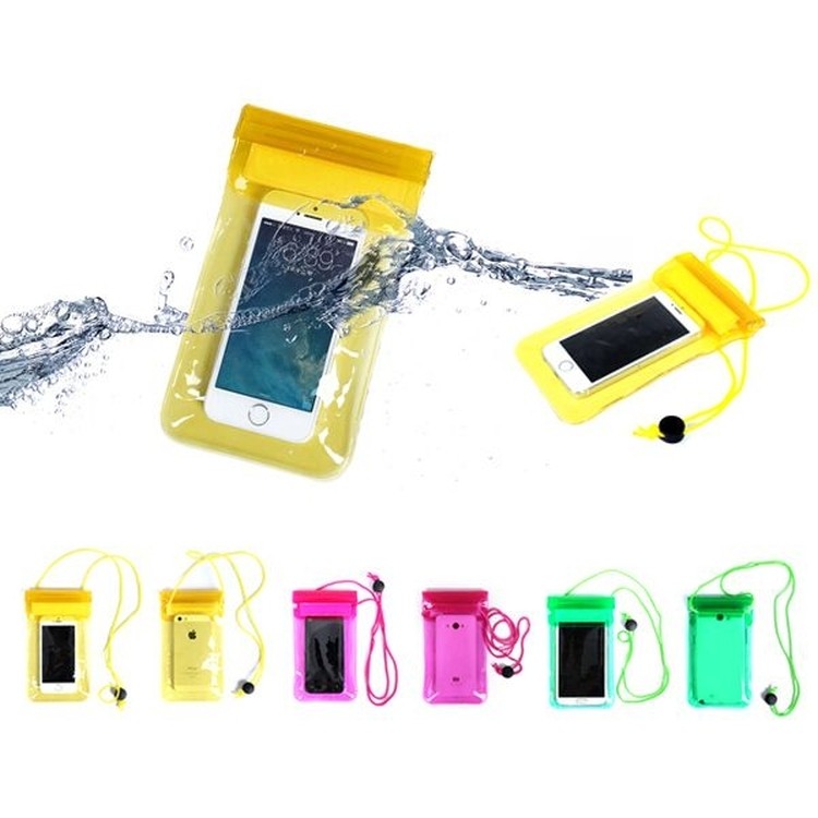 Waterproof Protector Neck Tote Pouch (9.05"x3.94") 2