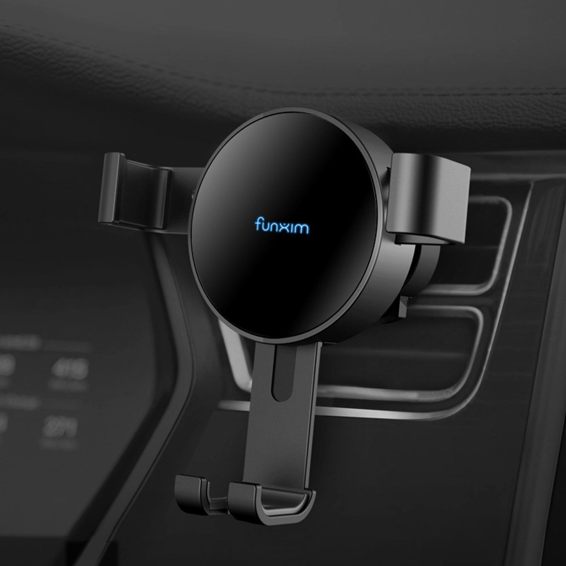 10 W 360 Degree Fast QI Wireless Car Mobile Phone Charger 4