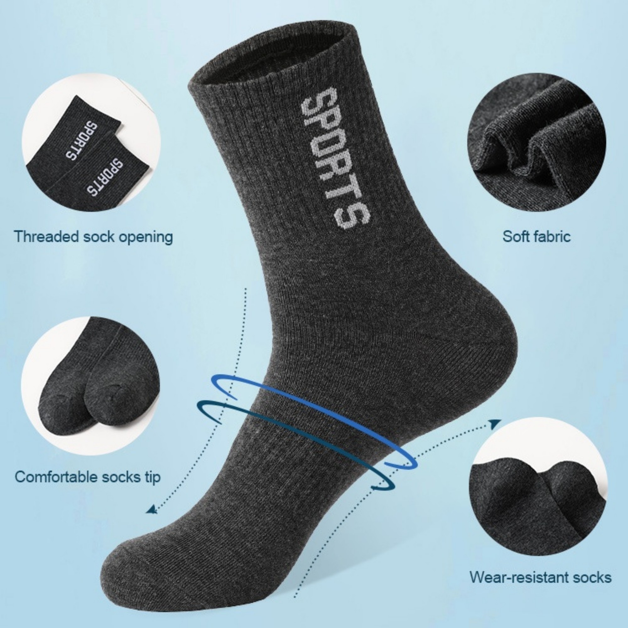 Men's Mid-Calf Socks 2