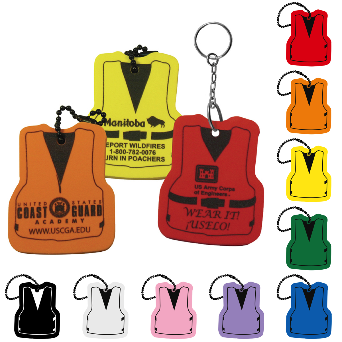 Life Vest Key Tag 11