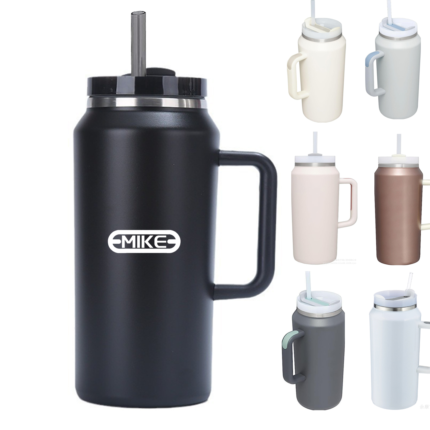 64 Oz Tumbler W/ Straw 1