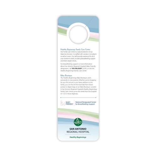 USA Made Parking Permit | Door Hanger - Rectangle (3.375"x10.25")