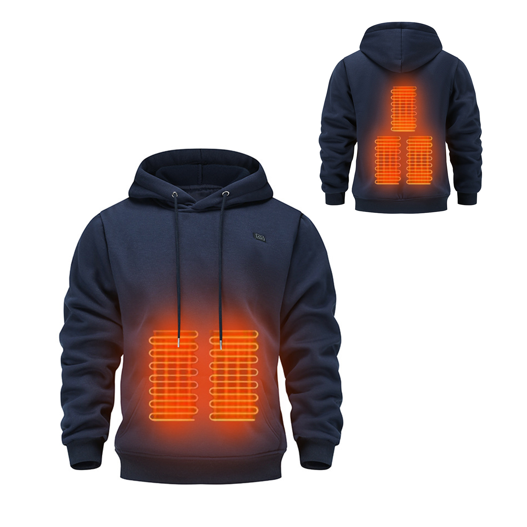 Unisex Heated Hoodie Sweatshirt, custom hoodie or sweatshirt with logo imprint 4
