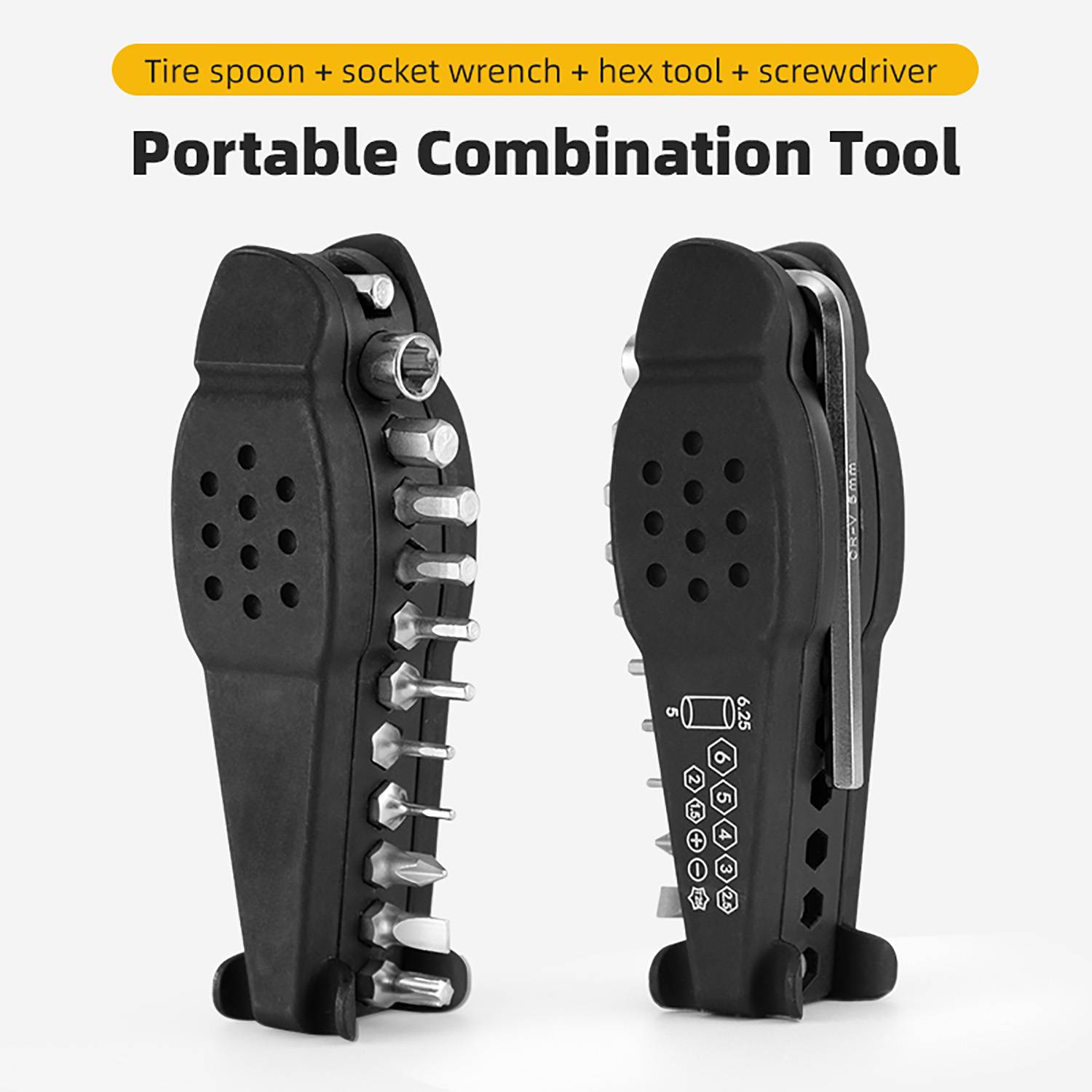 15 in 1 Multi Function Bicycle Repair Tool Set 4