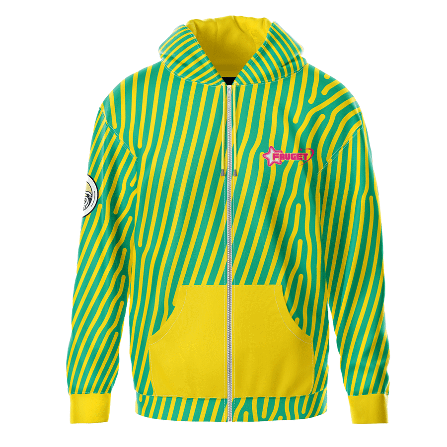Unisex & Kids' Sublimation 280G Polyester Twill Full-Zip 3