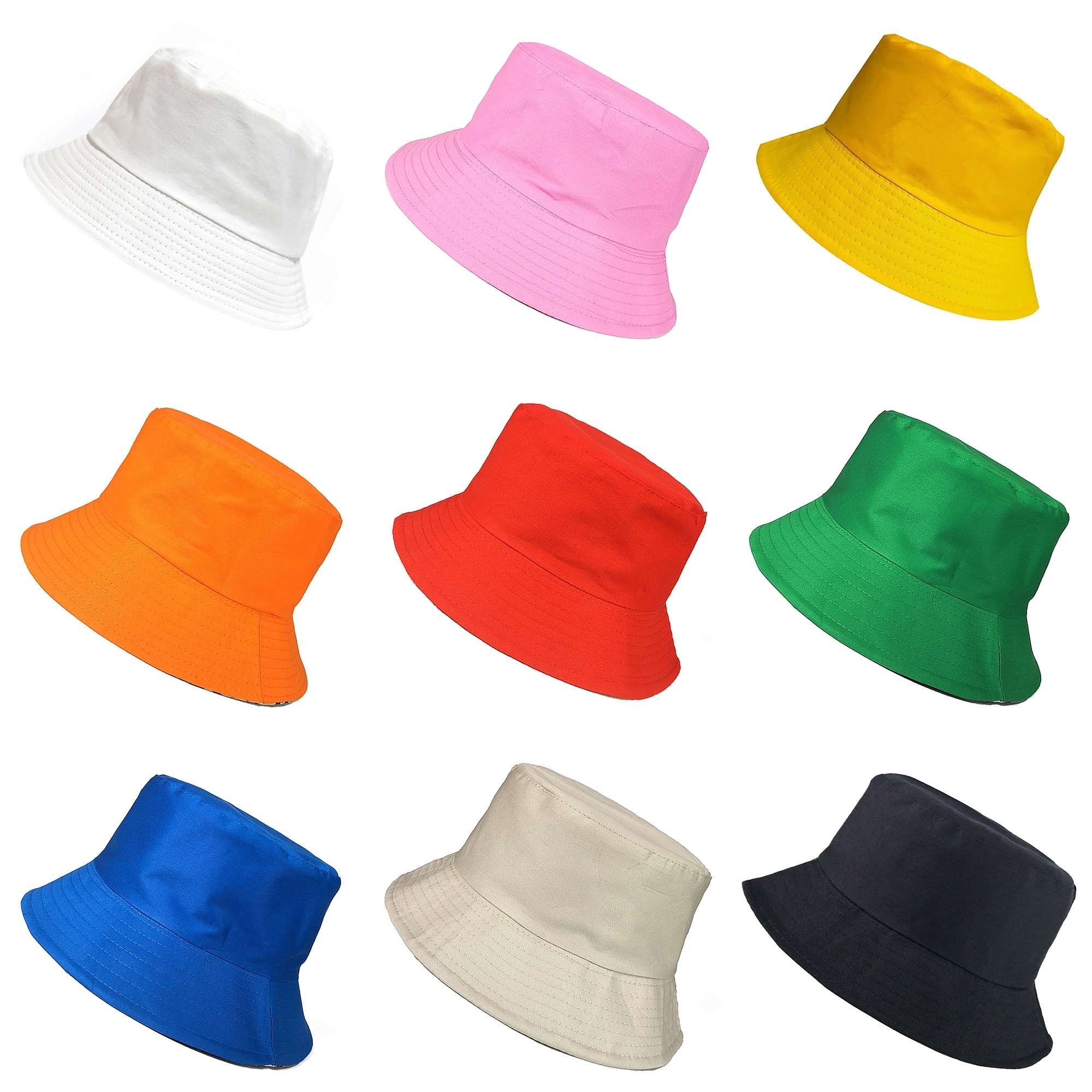MOQ50pcs Kids Travel Beach Sun Hat Caps 21.2"  Circumference