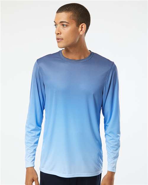 Unisex Barbados Performance Pin Dot Long Sleeve T-Shirt - 225 4