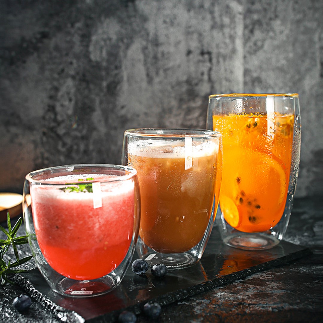 High Borosilicate Heat Resistant Glass Water Cup 6