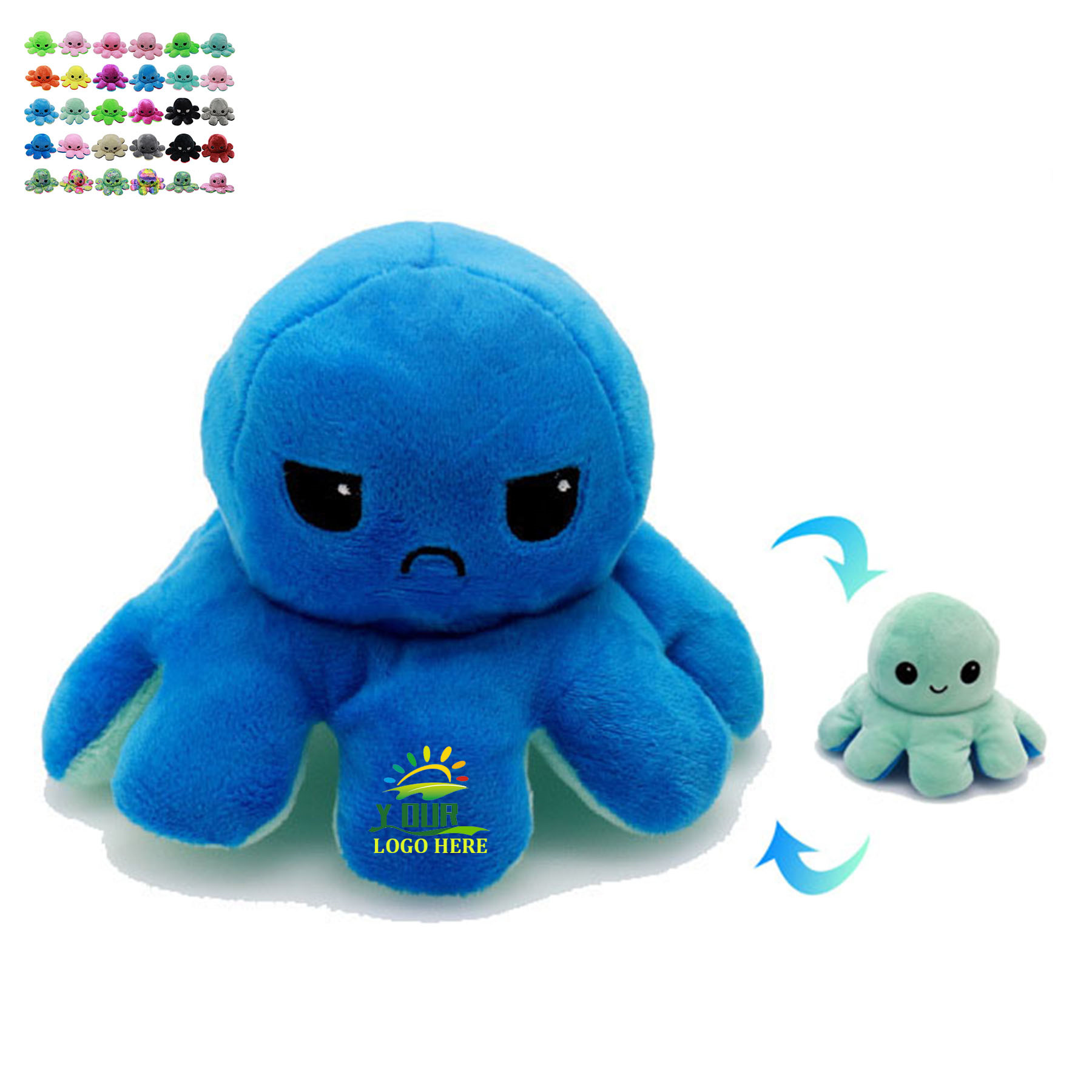 Reversible Octopus Plushie 2