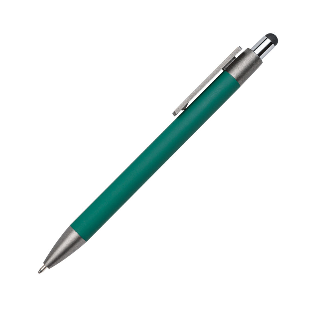 Hughes Metal Pen w/Wood Clip & Black Refill 3