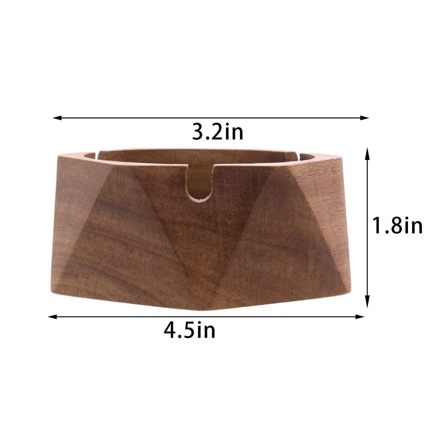 Wood/Stainless Steel Ash Tray 3