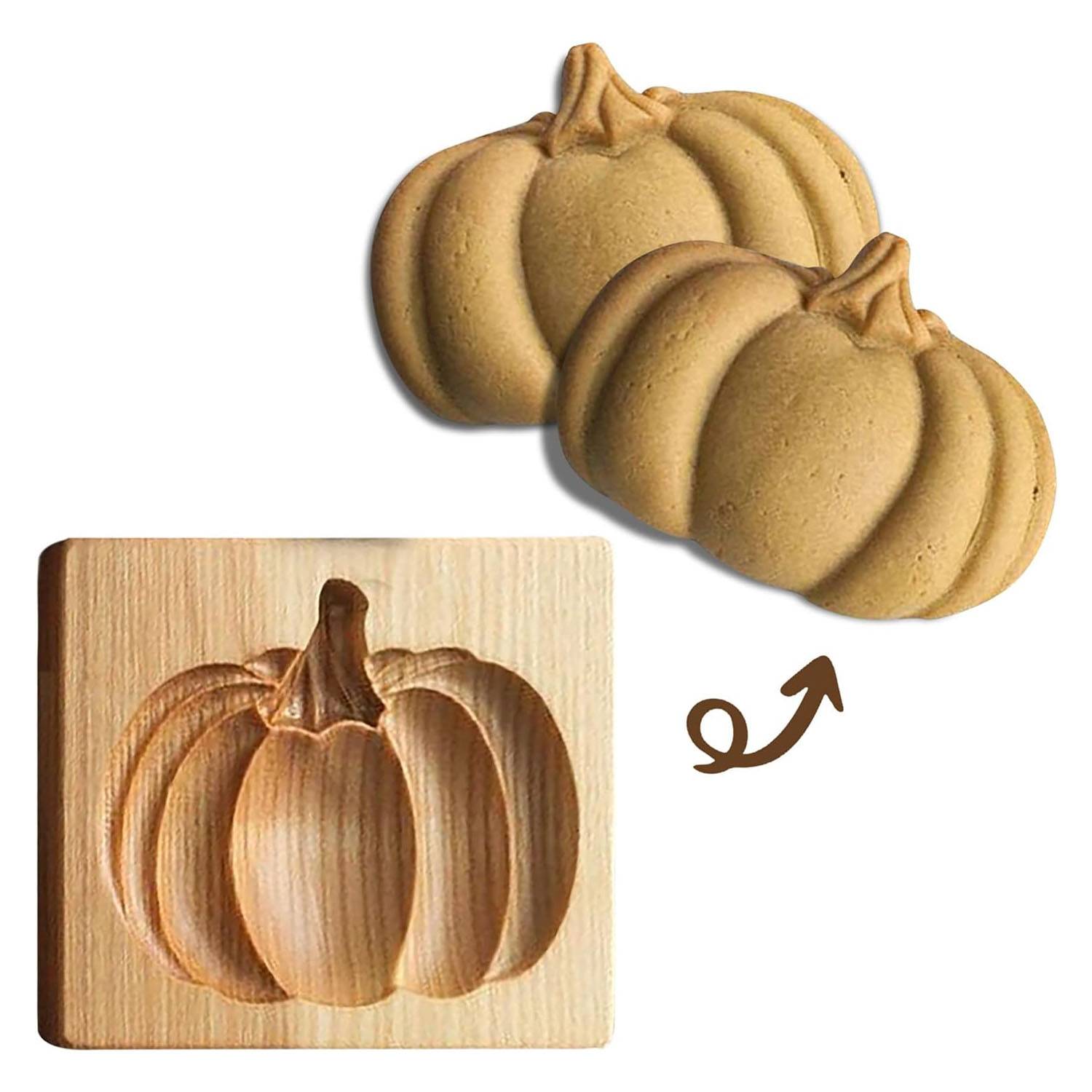 Customizable Wooden Cookie Biscuit Mold 5
