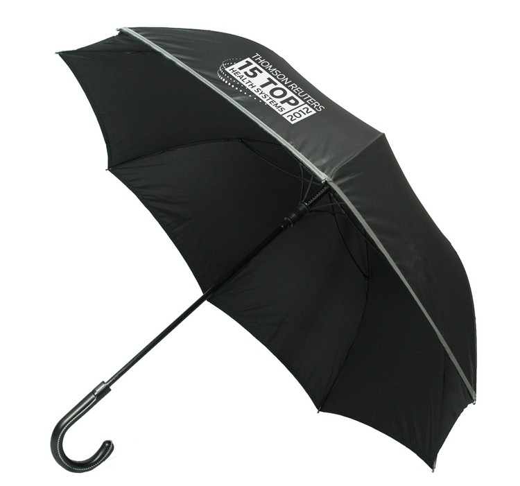 54" Reflective Trim Auto Open Golf Umbrella 1
