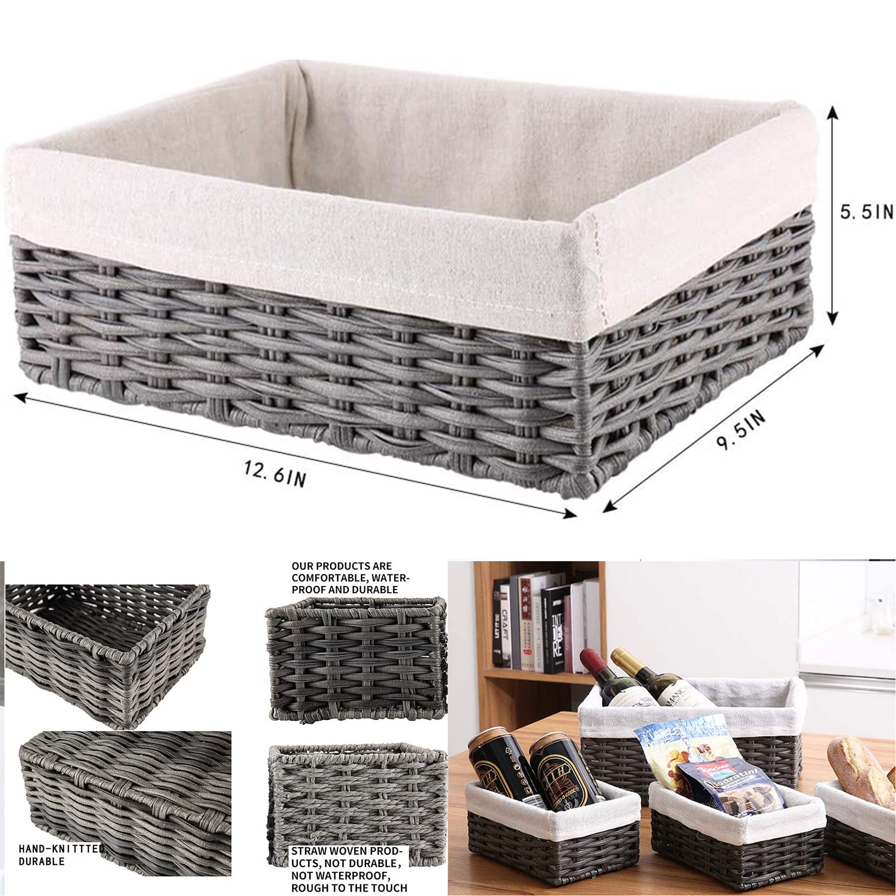 Handmade Wicker Basket 1