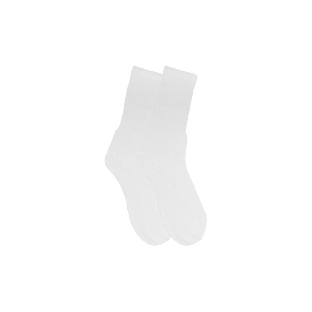 Men's Crew Socks - White Size 9-11 2