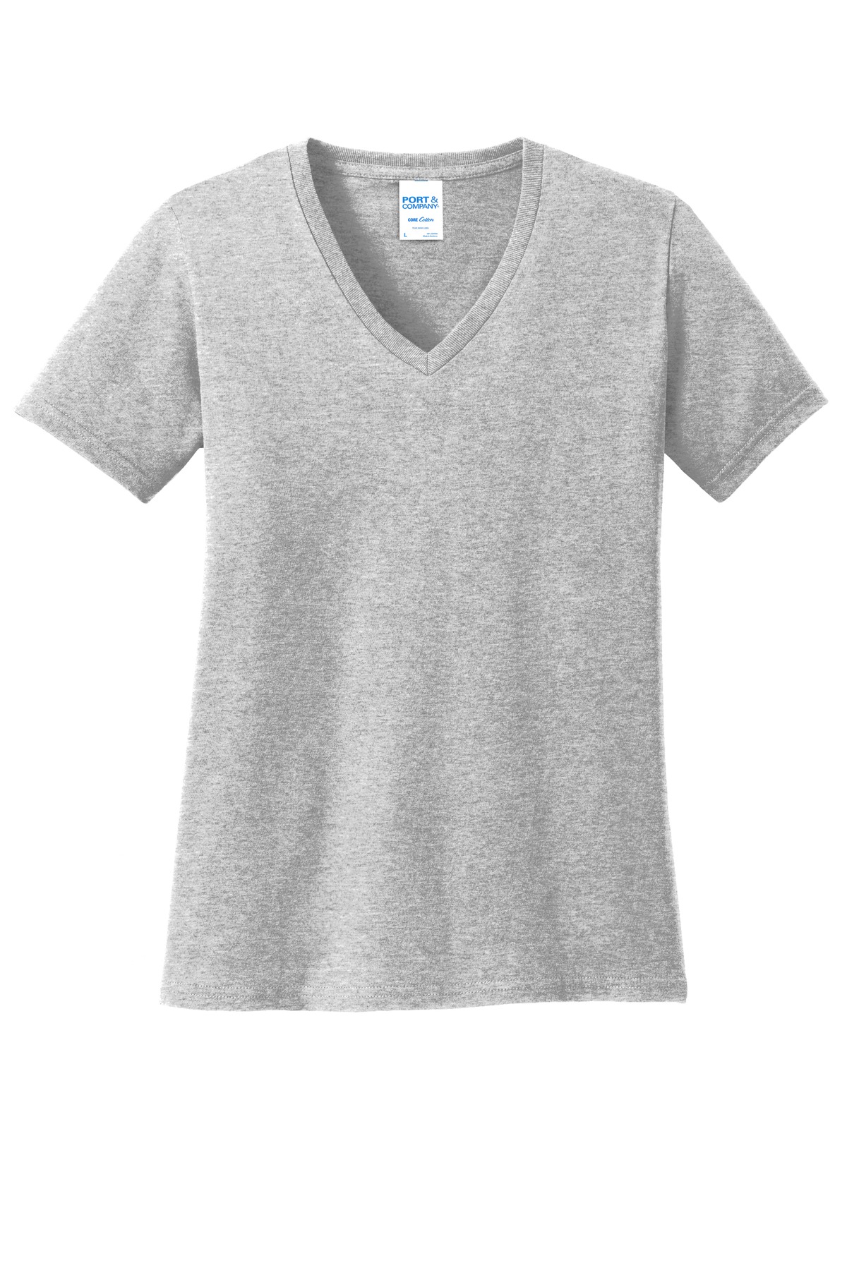 Port & Co Women's Core Cotton V-Neck Tee. LPC54V 91