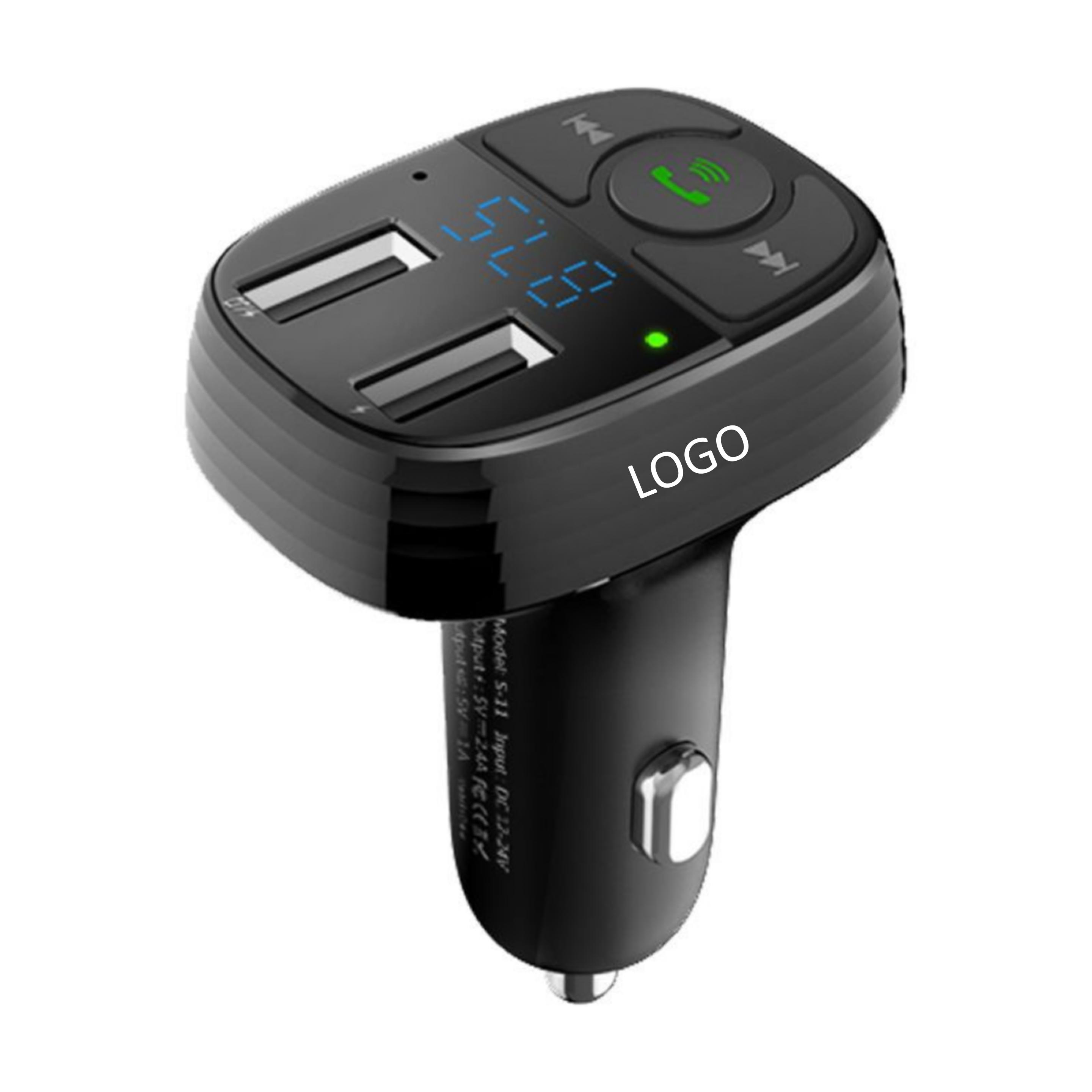 Multifunctional car charger with 5.0 Bluetooth music player 1