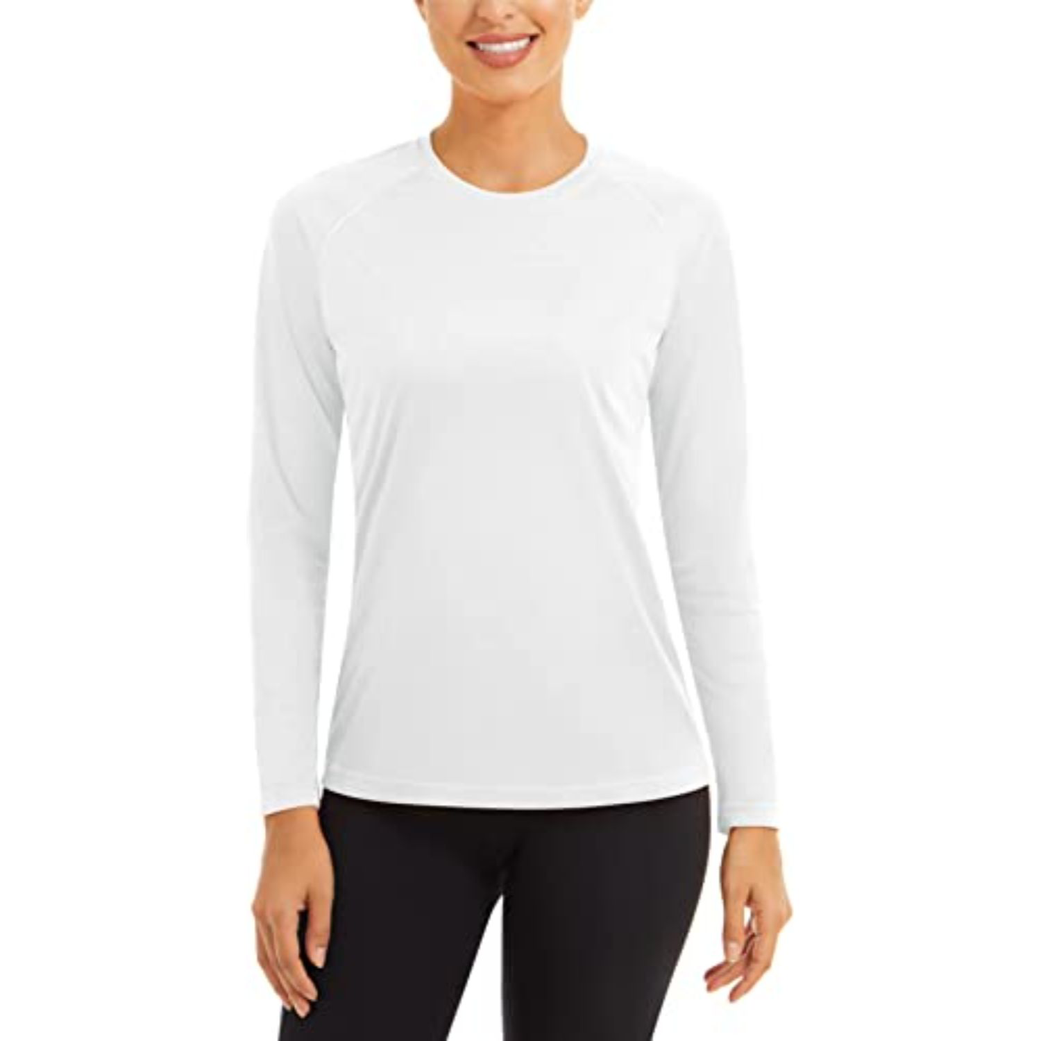Women's Sunproof SPF 50+ Blank Sublimation Long Sleeve T-shirt 1