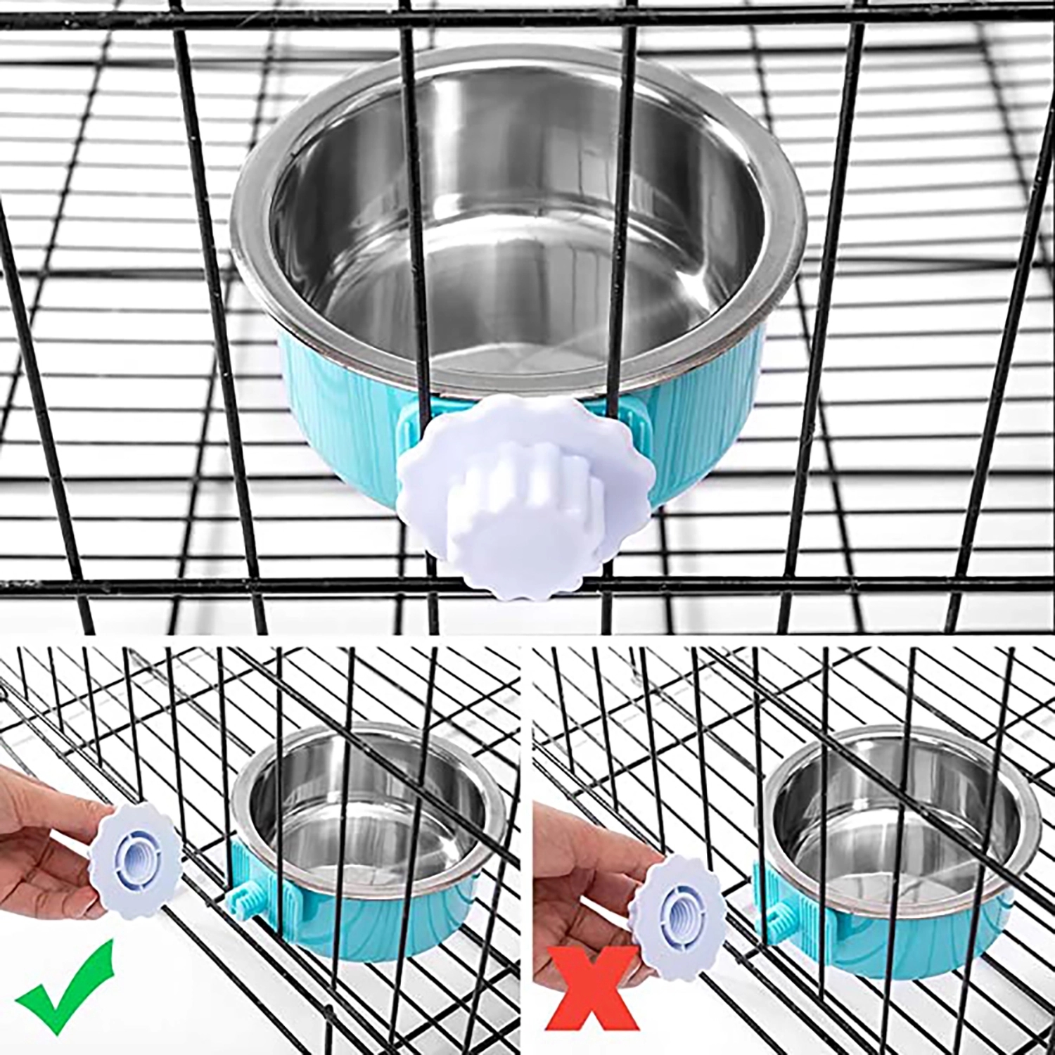 Hanging Kennel Pet Bowl 2