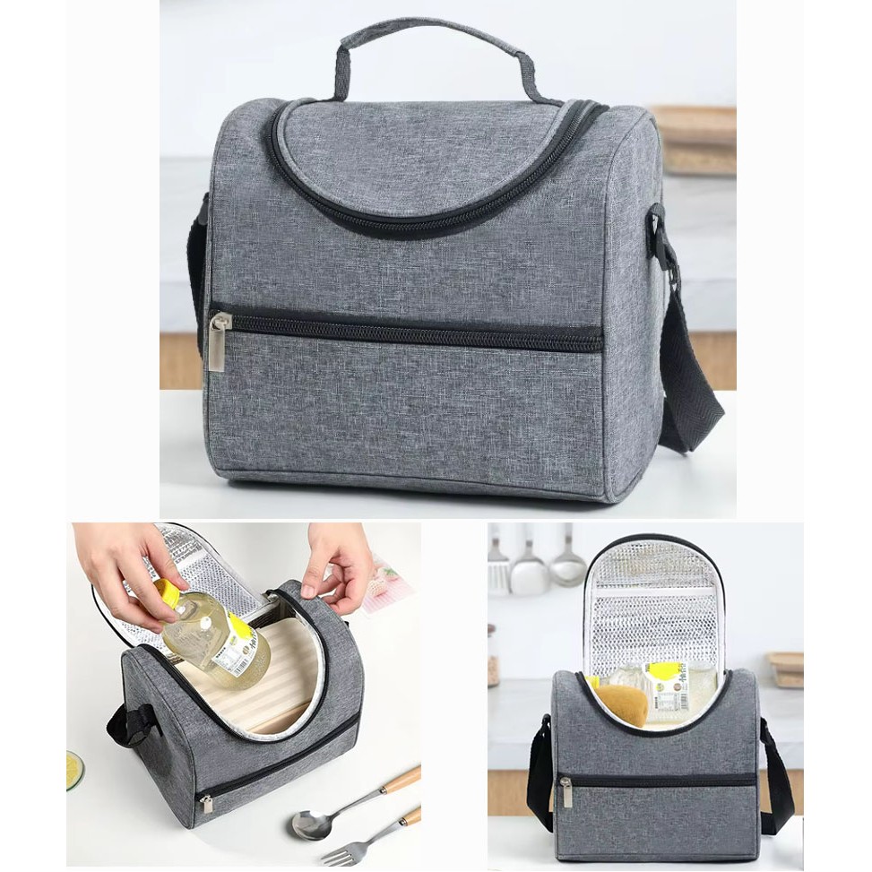 Durable Oxford Insulate Lunch Tote 4