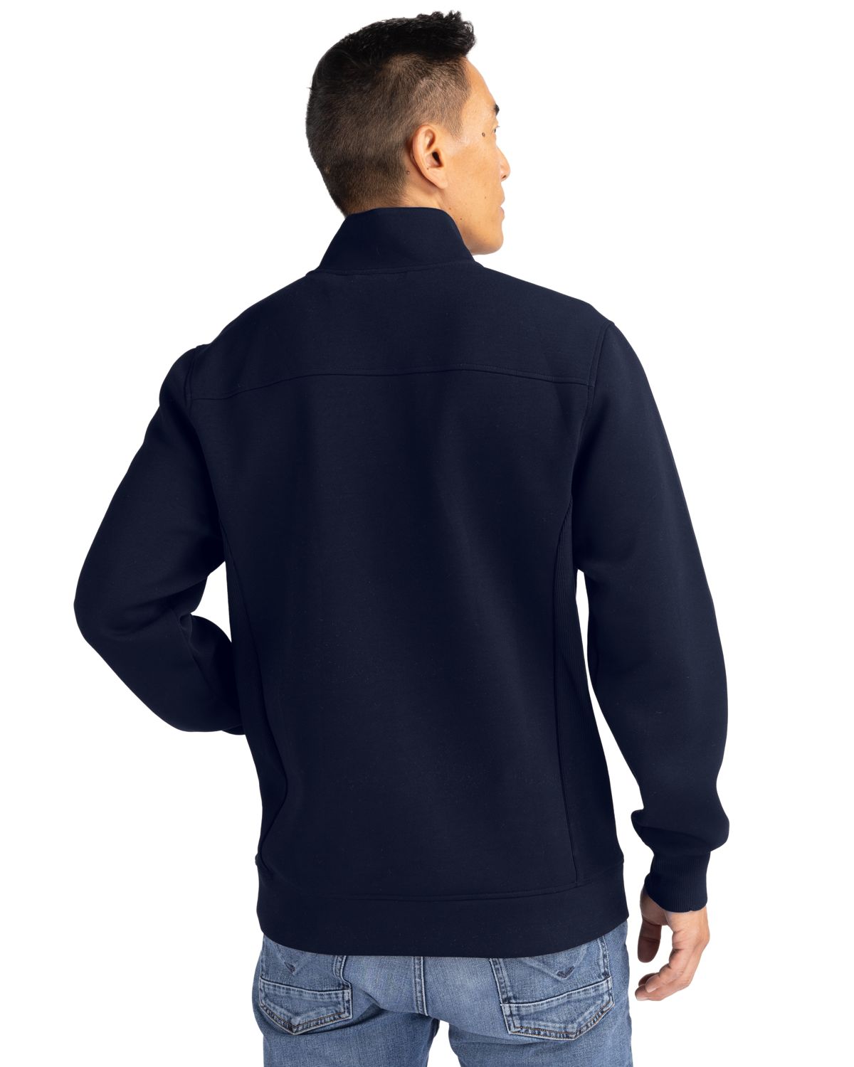 Cutter & Buck Roam Recycled Buttery-Soft Knit Mens Quarter Zip Jacket 26