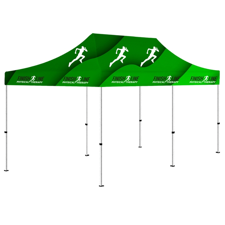 10' x 20' Pop up Canopy Tent Full-Color, Full Bleed Dye-Sublimation 1