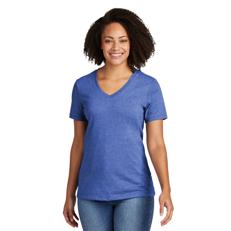 AllMade Women's Recycled Blend V-Neck Tee 27