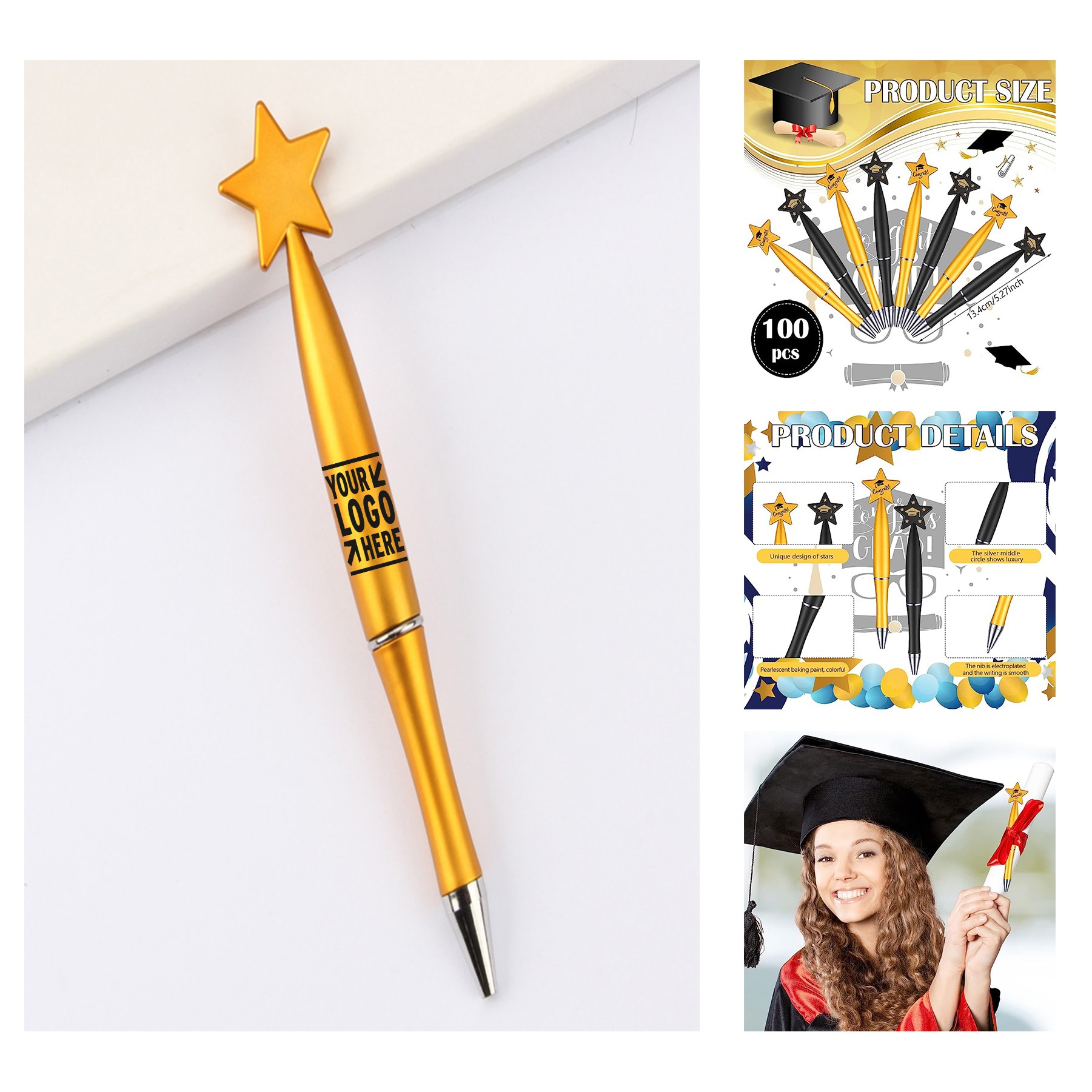 Star Graduation Ballpoint Pen 1